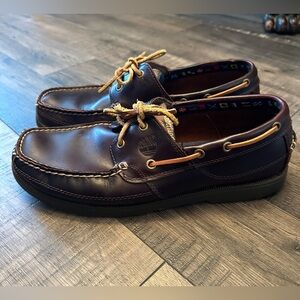 Timberland Earthkeepers Men’s Kia Wah Bay Brown Boat Shoes Size 10 Dock Loafers